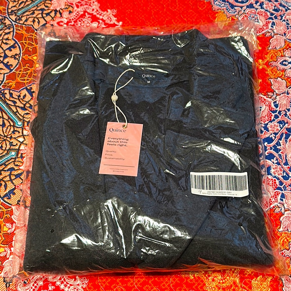 Quince Dark Charcoal gray blazer (Still in original packaging, never opened)